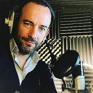 David Blair in the recording studio